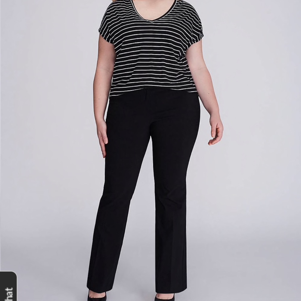 Lane Bryant Allie Stretch Boot Dress Pants 22R NWT